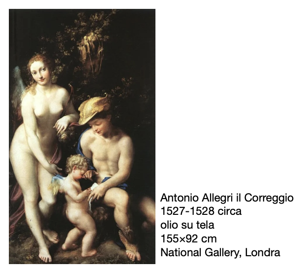 L’educazione di Amore (Venere, Mercurio e Cupido)